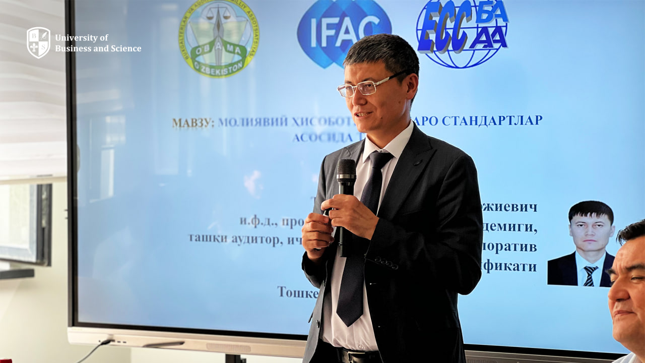 Xalqaro moliyaviy hisobot bo‘yicha seminar